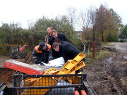 Dzeramā ūdens sagatavošanas ietaišu būvlaukumā Dundagā