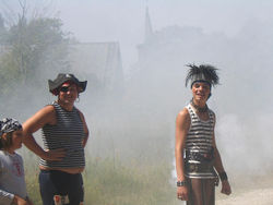 «Pirāti» jūras svētkos Kolkā