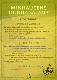 Svētku afiša Svētku afiša